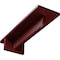 Ekena Millwork Heaton Hidden Support Steel Bracket w/ 6" Support Depth, Hammered Bright Red 3"W x 10"D x 2"H BKTM03X10X02HEHRE - alternate 1
